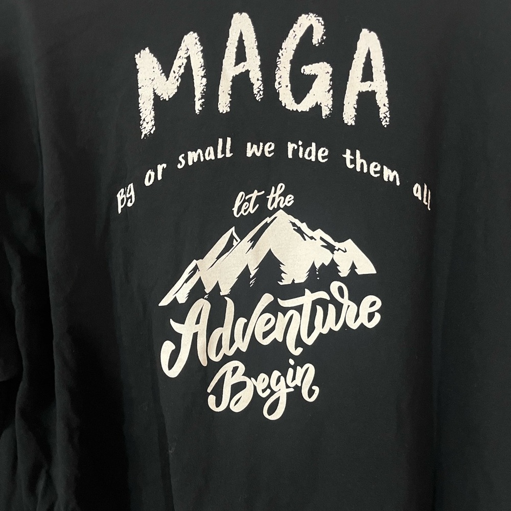Men’s long sleeve graphic black T shirt XL. Humor outdoor B4 - Picture 2 of 5